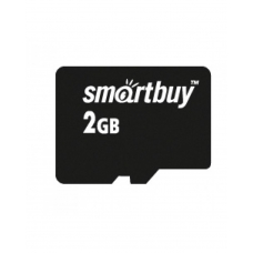 Карта памяти MicroSD 2GB  Smart Buy +SD адаптер